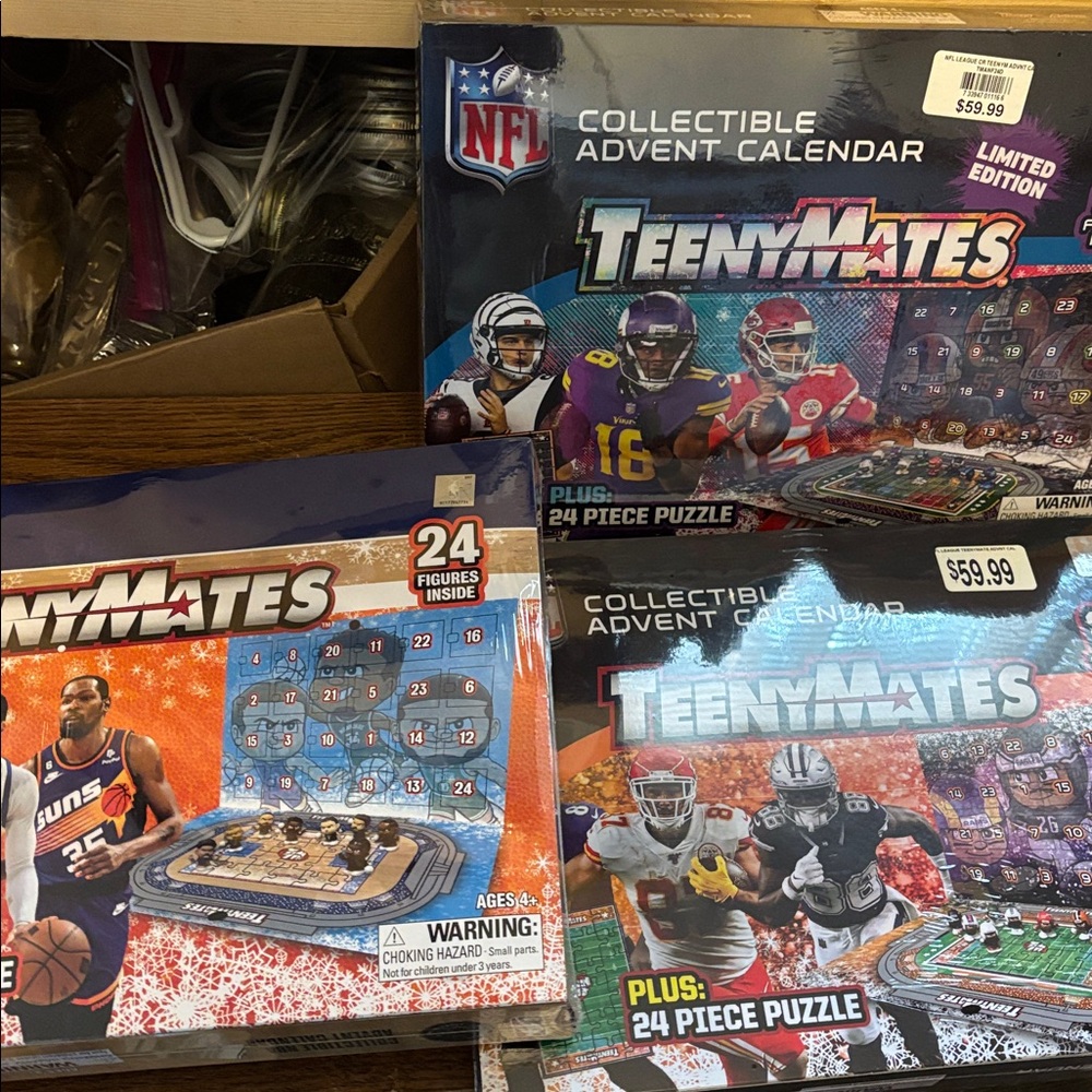 Lot of 3 TeenyMates Collectible Advent Calendar NIB Sealed